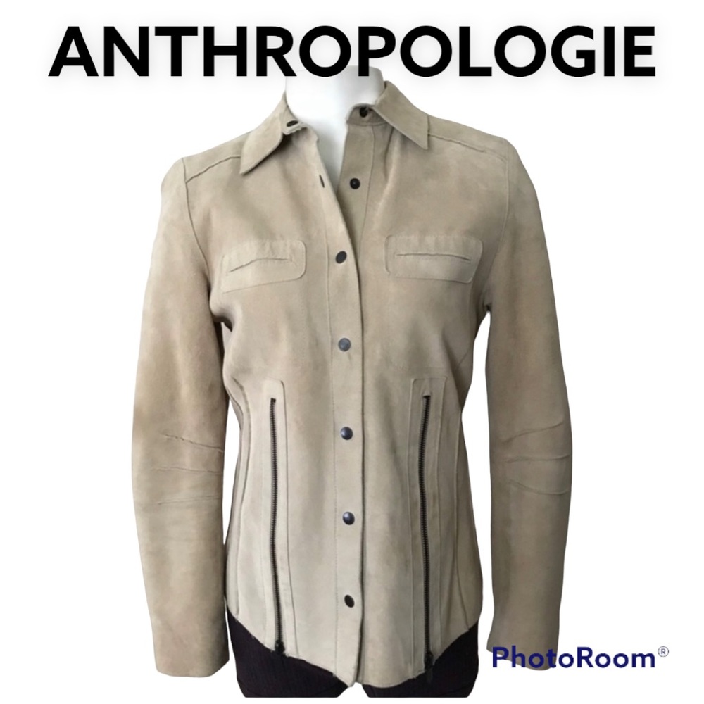 Anthropologie Suede Jacket
